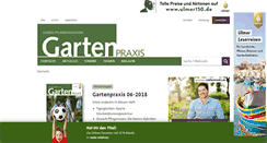 Desktop Screenshot of gartenpraxis.de